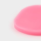 Молд для заливки «Бабочки», 3 ячейки, силикон, 7.5×6×1 см, розовый - Фото 5