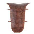 Внутренний угол для плинтуса 45 "Идеал Альфа" Орех миланский - Фото 1