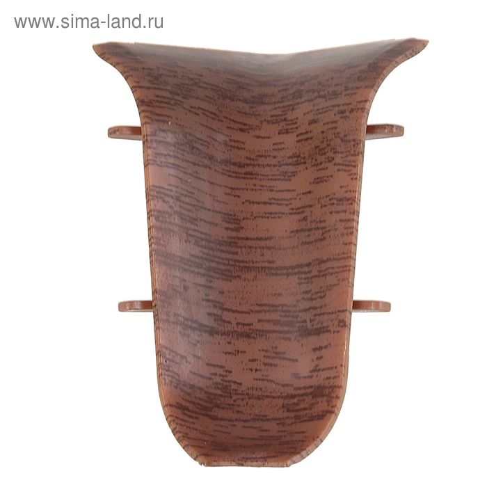 Внутренний угол для плинтуса 45 "Идеал Альфа" Орех миланский - Фото 1