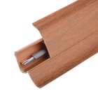 Плинтус с кабель-каналом 4,5х2,1х250 см "Идеал Альфа" Вишня темная - Фото 5