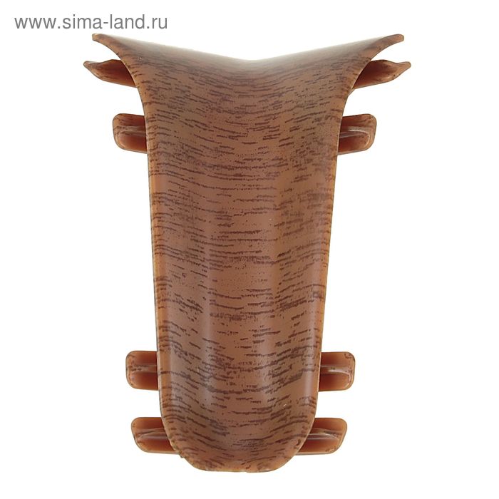 Внутренний угол для плинтуса 55 "Идеал Комфорт" Орех - Фото 1