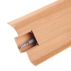 Плинтус с кабель-каналом 5,5х2,1х250 см "Идеал Комфорт" Бук - Фото 4
