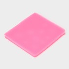 Силиконовый молд «Снежинки», 8,6×8,6 см, цвет розовый - Фото 4