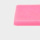 Силиконовый молд «Снежинки», 8,6×8,6 см, цвет розовый - Фото 5