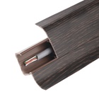 Плинтус с кабель-каналом 4,5х2,1х250 см "Идеал Альфа" Венге - Фото 4