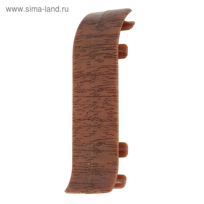 Соединитель для плинтуса 55 "Идеал Комфорт" Орех - Фото 1
