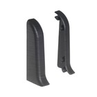 Торцевые (пара) для плинтуса 55 "Идеал Комфорт" Венге черный - Фото 1