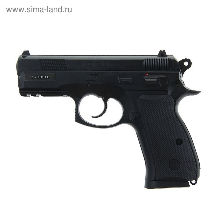 Пистолет пневматический CZ 75D compact (16086) пластик,кал. 4,5 мм - Фото 1