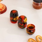 Набор для специй дерево «Ягодка», 4 предмета, хохлома - Фото 6