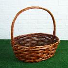 Набор корзин плетёных, ива, 3 шт., коричневые, овальные - Фото 4