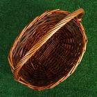 Набор корзин плетёных, ива, 3 шт., коричневые, овальные - Фото 7