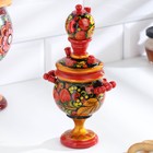 Фигурка «Самовар», хохлома, дерево - Фото 2