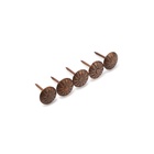 Гвозди ТУНДРА, декоративные, обивочные, фактурные, 11×16 мм, медь, 100 шт. - Фото 12