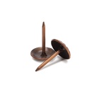 Гвозди ТУНДРА, декоративные, обивочные, фактурные, 11×16 мм, медь, 100 шт. - Фото 9