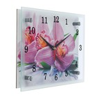 Часы настенные, серия: Цветы, "Орхидея", 20х25  см - Фото 2