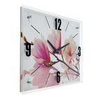 Часы настенные, серия: Цветы, "Бело-сиреневые цветы", 40х50 см - Фото 2