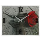 Часы настенные, серия: Цветы, "Красная роза", 40х50  см, микс - Фото 6