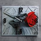 Часы настенные, серия: Цветы, "Красная роза", 40х50  см, микс - Фото 7