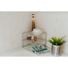 Подставка для посуды, 2 яруса, 25×25×20 см, хром - Фото 3