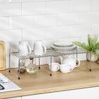 Полка раздвижная для шкафа, 36-62×22×15 см, хром - Фото 2