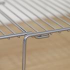 Полка раздвижная для шкафа, 36-62×22×15 см, хром - Фото 4