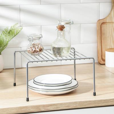 Полка для шкафа, 25×22×13 см, хром