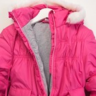 Пальто для девочки "Рюши", рост 134 см, цвет розовый - Фото 3