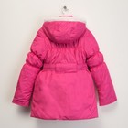 Пальто для девочки "Рюши", рост 134 см, цвет розовый - Фото 2