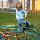 Обруч, диаметр 70 см, голубой - Фото 9