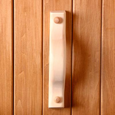 Дверная ручка деревянная для бани «Мостик», осина