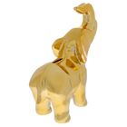 Копилка керамика "Золотой слон" 9х23х22,5 см - Фото 3