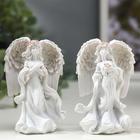 Фигурка полистоун «Ангел-девушка в розовом венке - надежда», 5×7.5×4 см, МИКС - Фото 1