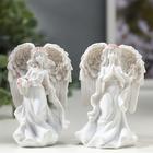 Фигурка полистоун «Ангел-девушка в розовом венке - надежда», 5×7.5×4 см, МИКС - Фото 2