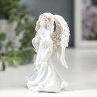 Фигурка полистоун «Ангел-девушка в розовом венке - надежда», 5×7.5×4 см, МИКС - Фото 4