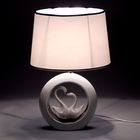 Лампа настольная с абажуром "2 лебедя" 42 см - Фото 2