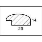 Рама для картин (зеркал) 50×70×2.6 см, дерево, Berta, белая - Фото 4