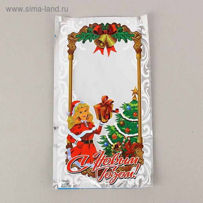 Пакет подарочный "Новогоднее ассорти" 23 х 40 см, микс, 4 дизайна - Фото 1
