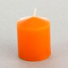 Свеча классическая 4х5 см, оранжевая - Фото 1