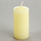 Свеча классическая 4х8,5 см, белая - Фото 1