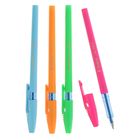 Ручка шариковая STABILO Liner 808, узел 0,7 мм, флуоресцентные цвета корпуса, чернила синие, дисплей в ПОДАРОК - Фото 2