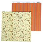 Бумага для скрапбукинга Яркое настроение "Счастье в мелочах" 30,5 х 30,5 см 180 г/м - Фото 1