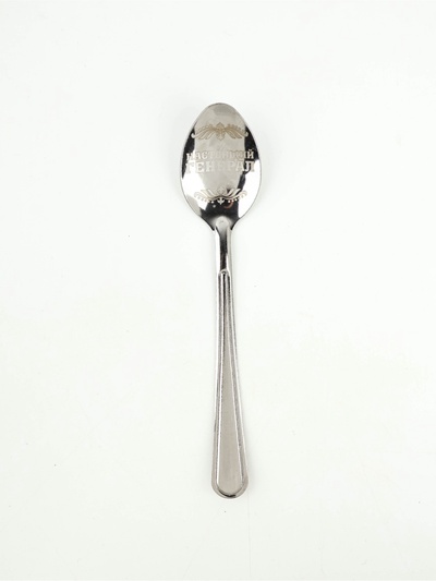 Ложка чайная с гравировкой «Настоящий генерал», на подарочной открытке, 3×14 см