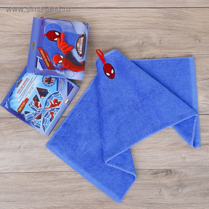 Полотенце махровое, Человек-Паук, + игра на упаковке - Фото 1