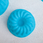 Набор силиконовых форм для выпечки Доляна «Пальчики оближешь», 7×3 см, 6 шт, цвет МИКС - Фото 2