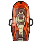 Санки-ледянки «Машинка № 11», 74х35 см, цвета МИКС - Фото 4