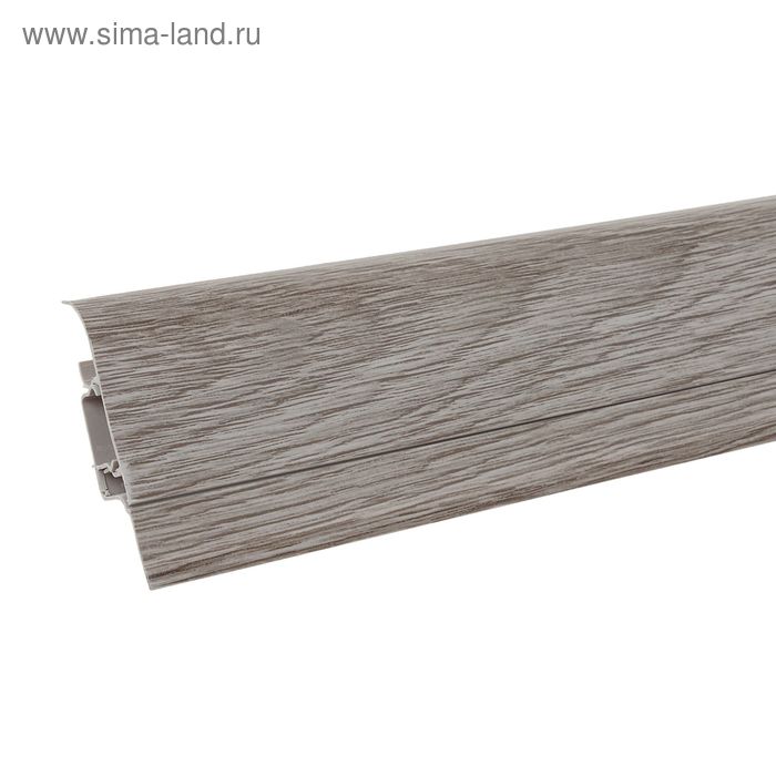 Плинтус с кабель-каналом 6х1,5х250 см Aberhof дуб арктический - Фото 1