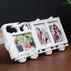 Фоторамка пластик на 3 фото 10х15 см "Паровозик" 40,5х20х2,6 см - Фото 3