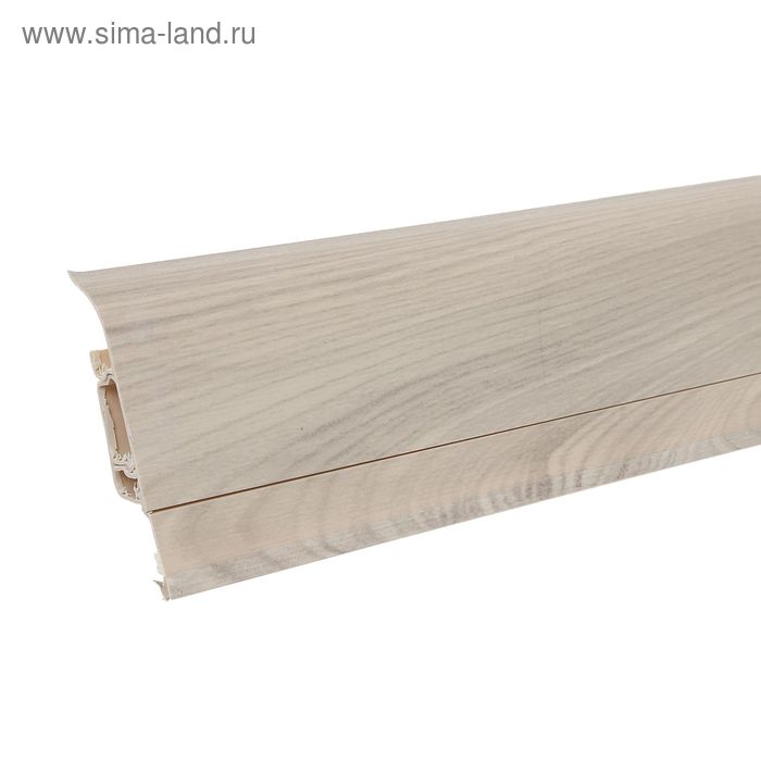 Плинтус с кабель-каналом 6х1,5х250 см Aberhof дуб портовый - Фото 1