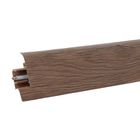 Плинтус с кабель-каналом 6х1,5х250 см Aberhof венге - Фото 3