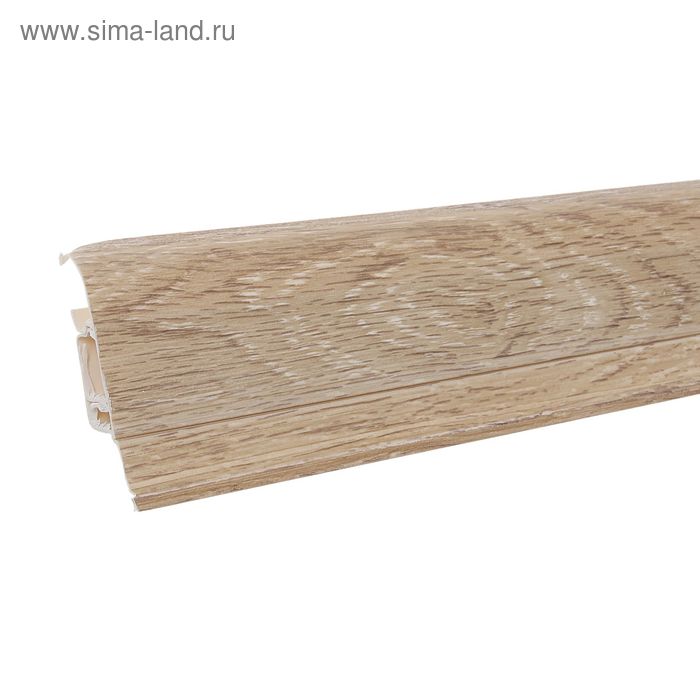 Плинтус с кабель-каналом 6х1,5х250 см Aberhof дуб эссен - Фото 1